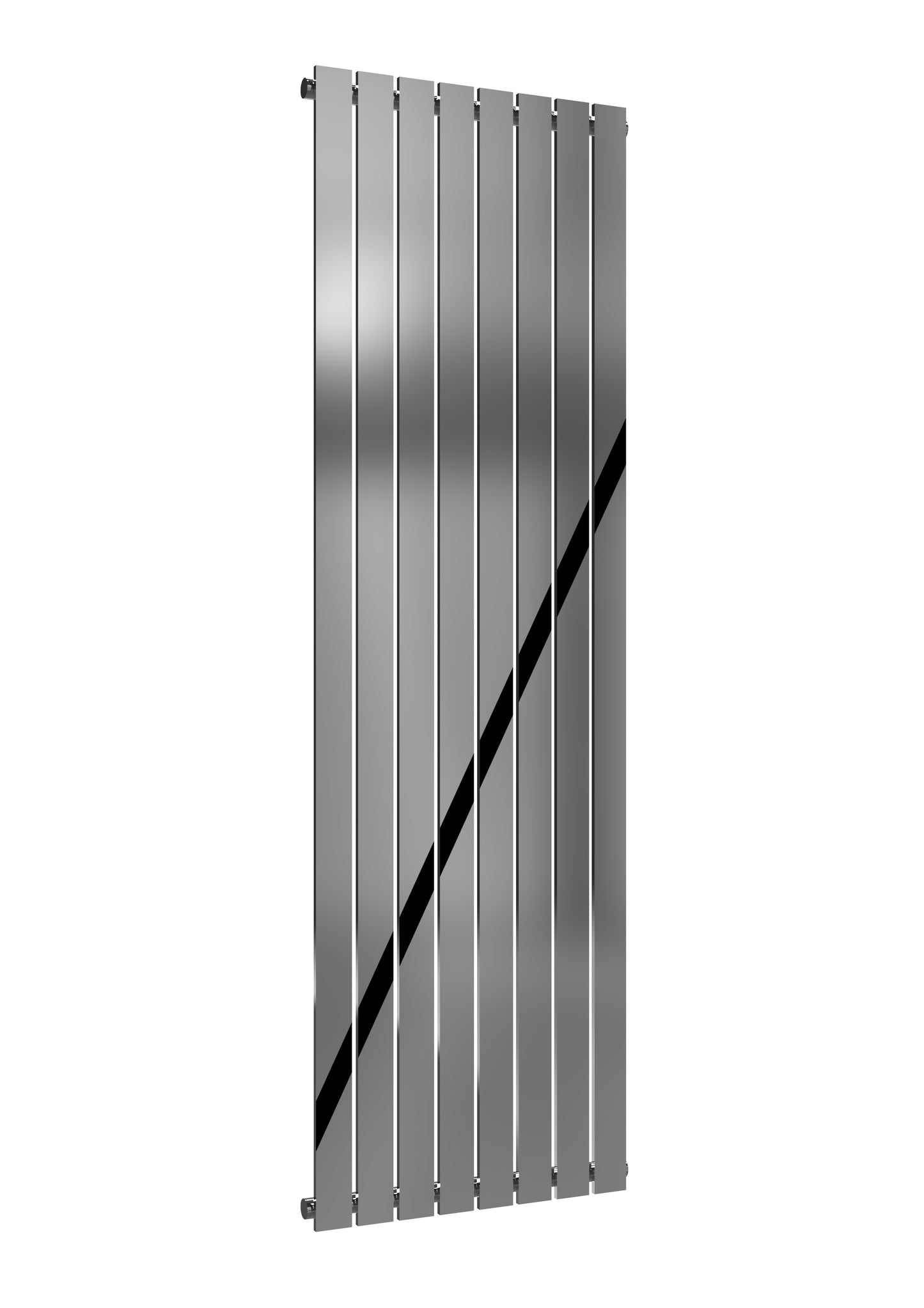 Osimo Vertical Designer Radiator - 1800mm Tall - Chrome - Various Sizes