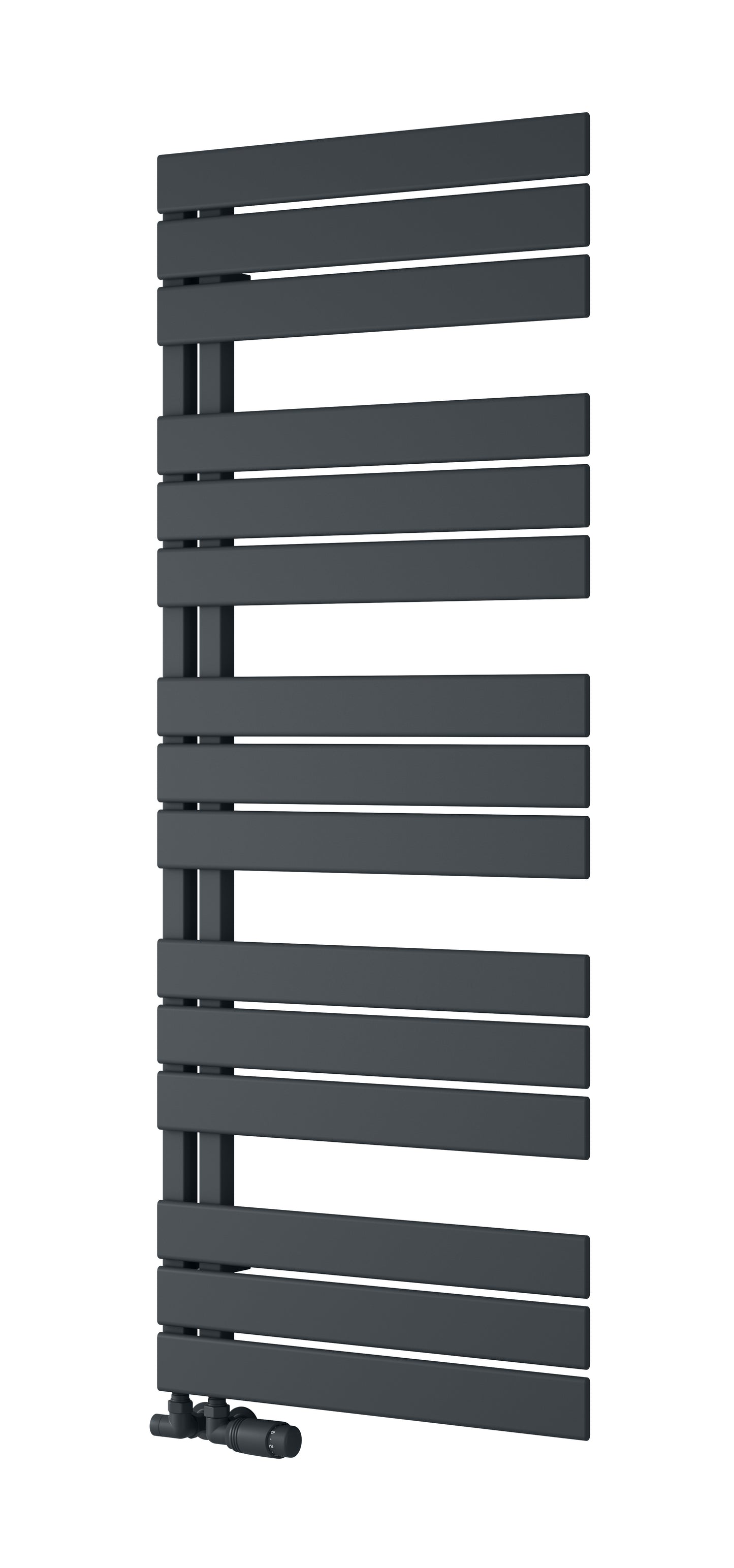 Pettino Dual Fuel Heated Towel Rail - Anthracite - Various Sizes