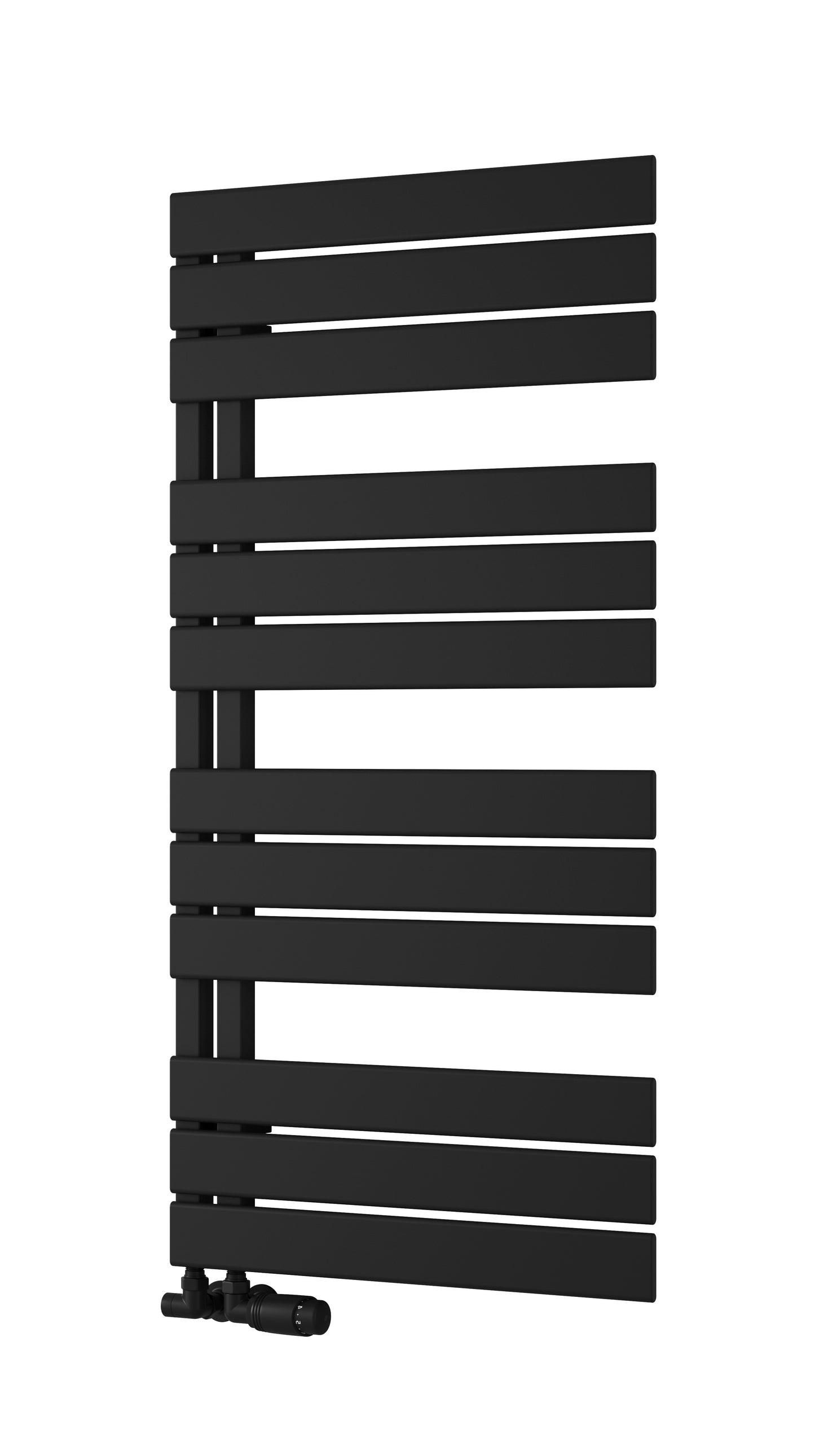 Pettino Heated Towel Rail - Black - Various Sizes