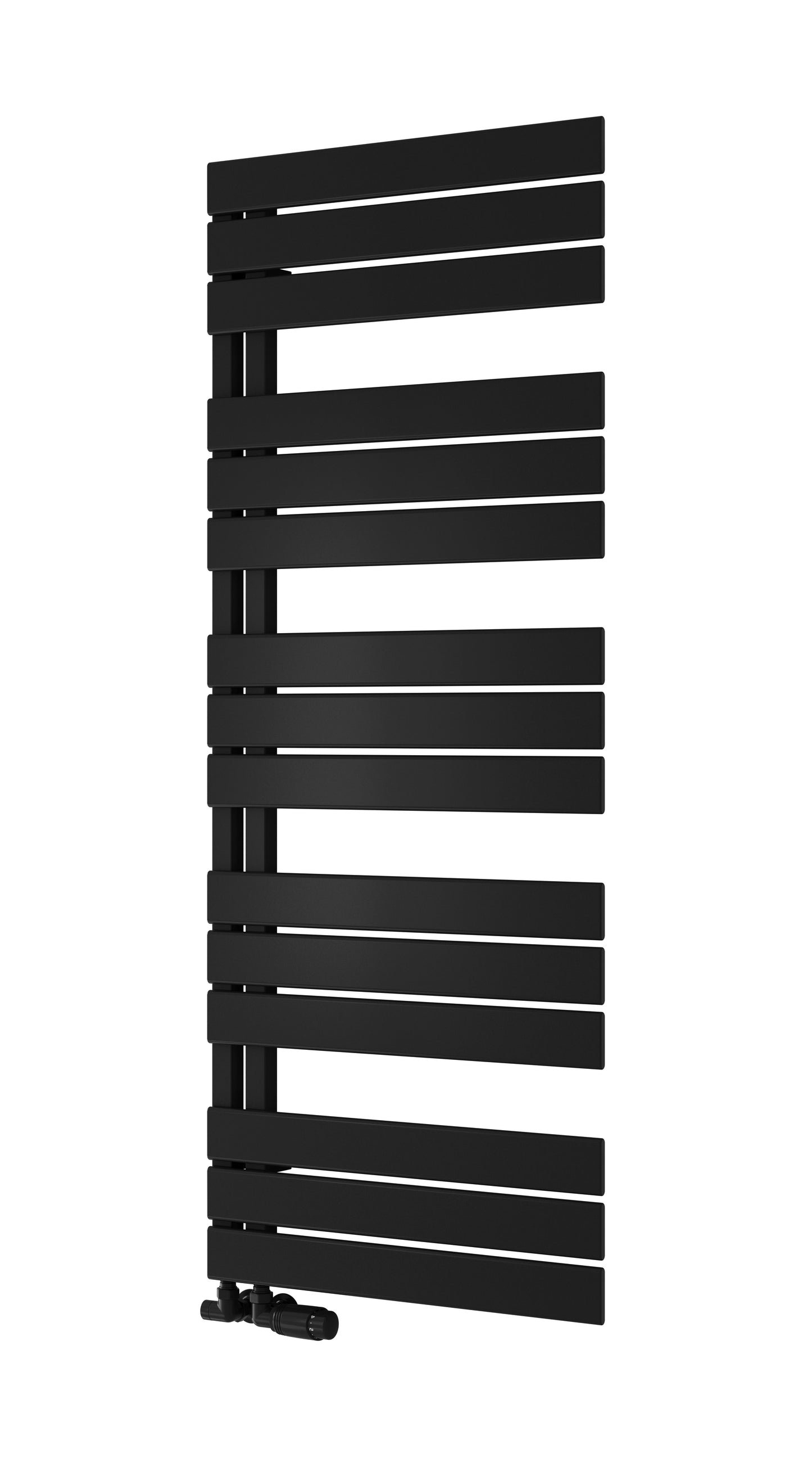 Pettino Electric Heated Towel Rail - Black - Various Sizes