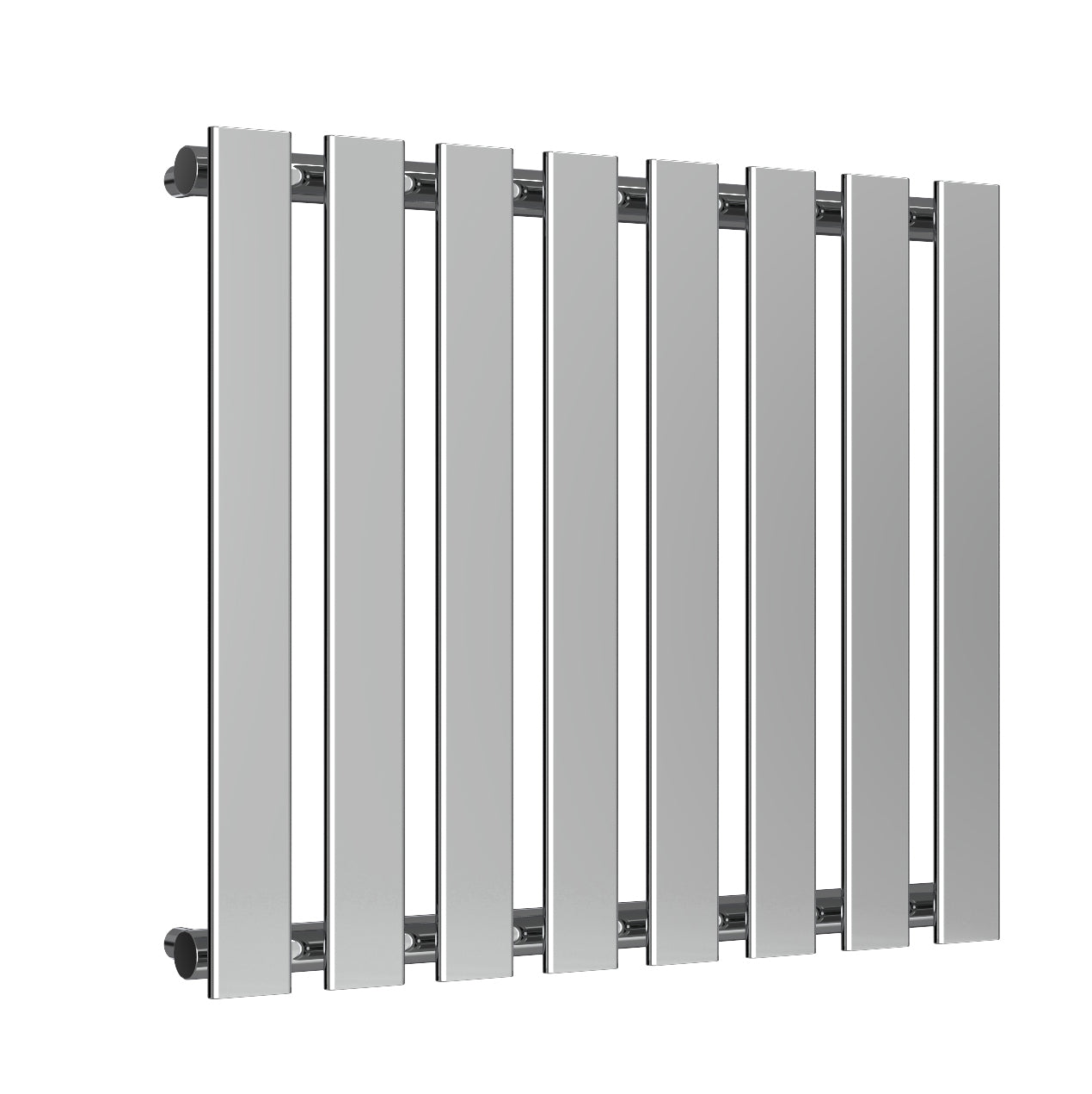 Pienza Horizontal Designer Radiator - 550mm Tall - Chrome - Various Sizes