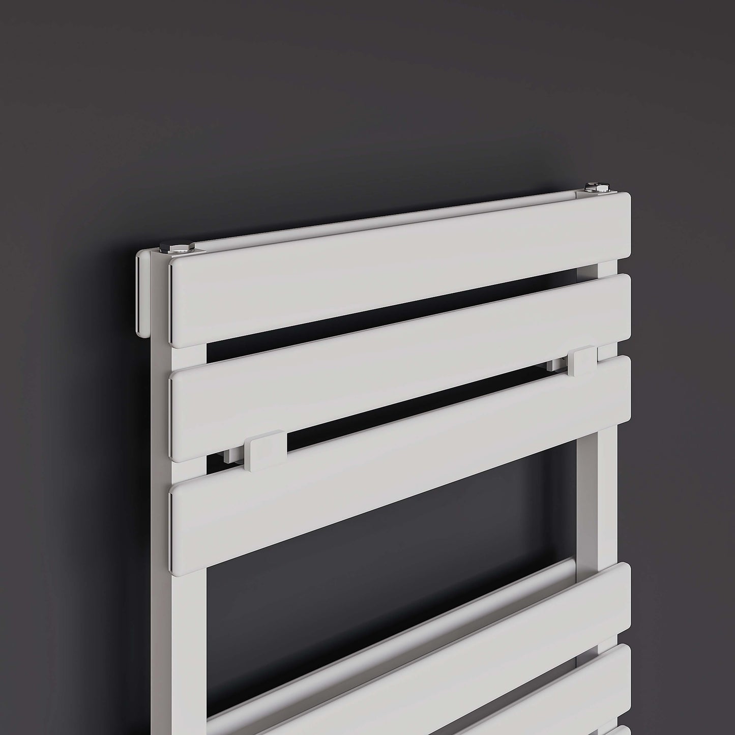 Plata Bath Double Aluminium Heated Towel Rail - Various Colours + Sizes