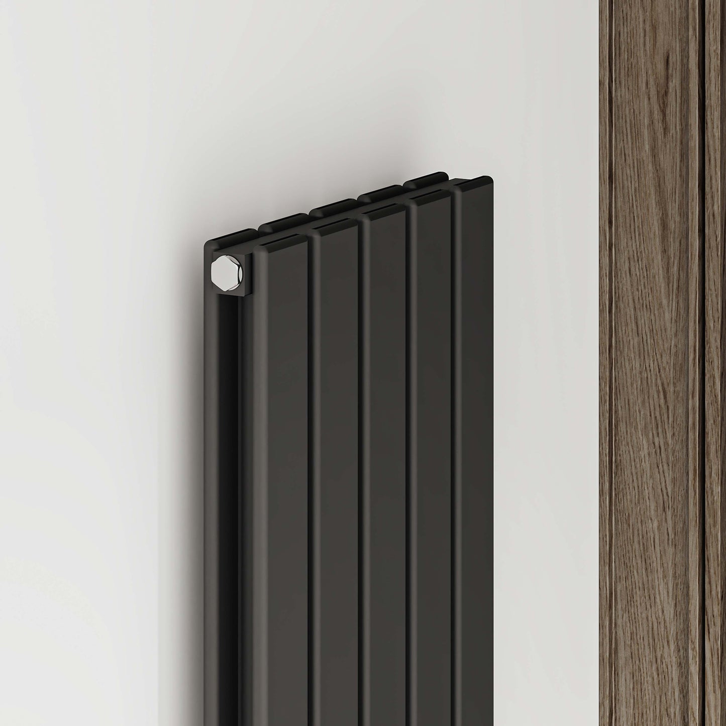 Plata Horizontal Double Aluminium Radiator - 600mm Tall - Various Colours + Sizes