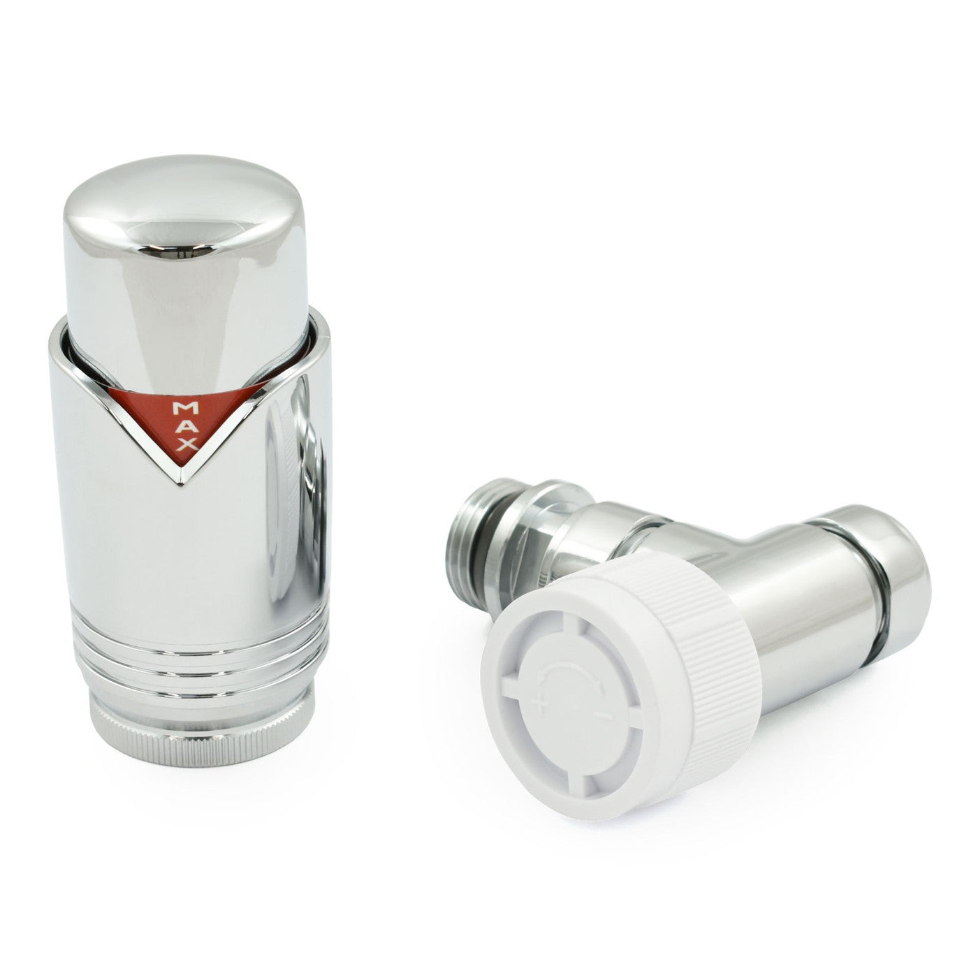 Realm Thermostatic Radiator Valve Angled - Chrome