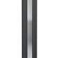 Reflect Vertical Mirror Radiator - 1800mm x 445mm - Black