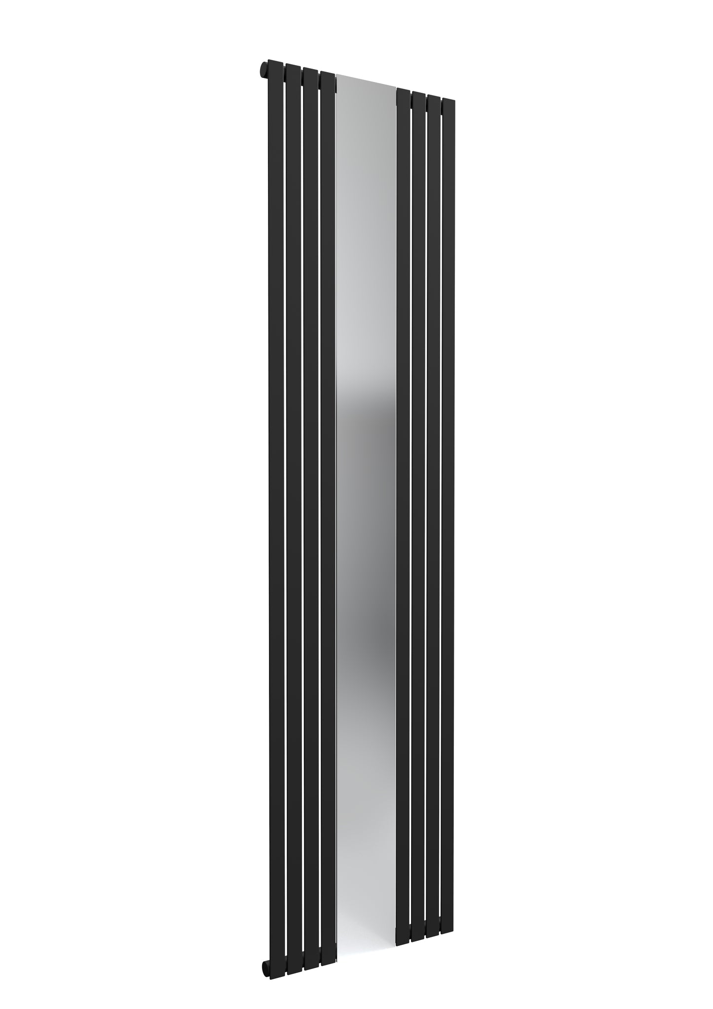 Reflect Vertical Mirror Radiator - 1800mm x 445mm - Black