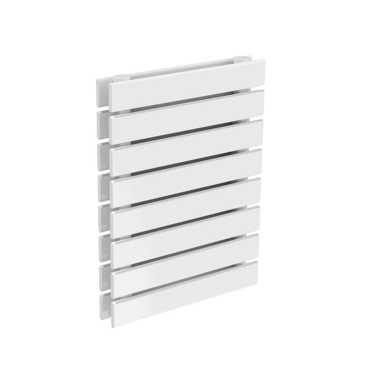 Rione Horizontal Double Designer Radiator - 544mm Tall - White - Various Sizes