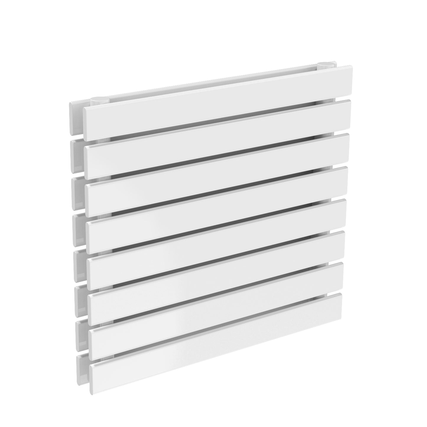 Rione Horizontal Double Designer Radiator - 544mm Tall - White - Various Sizes