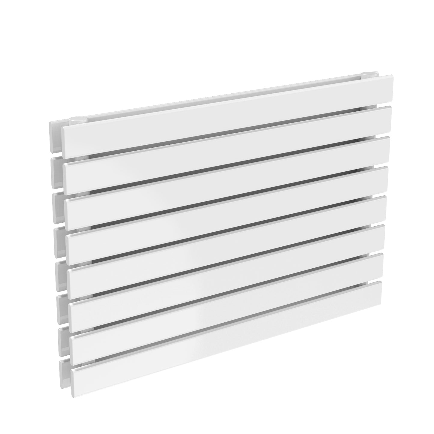 Rione Horizontal Double Designer Radiator - 544mm Tall - White - Various Sizes