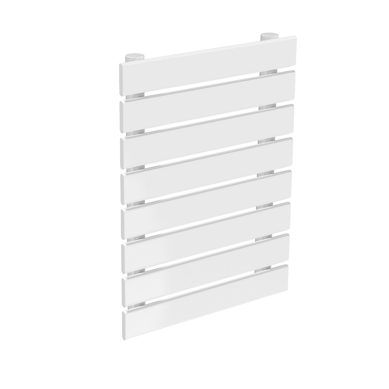 Rione Horizontal Single Designer Radiator - 544mm Tall - White - Various Sizes