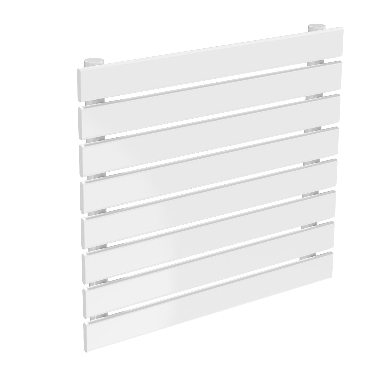 Rione Horizontal Single Designer Radiator - 544mm Tall - White - Various Sizes