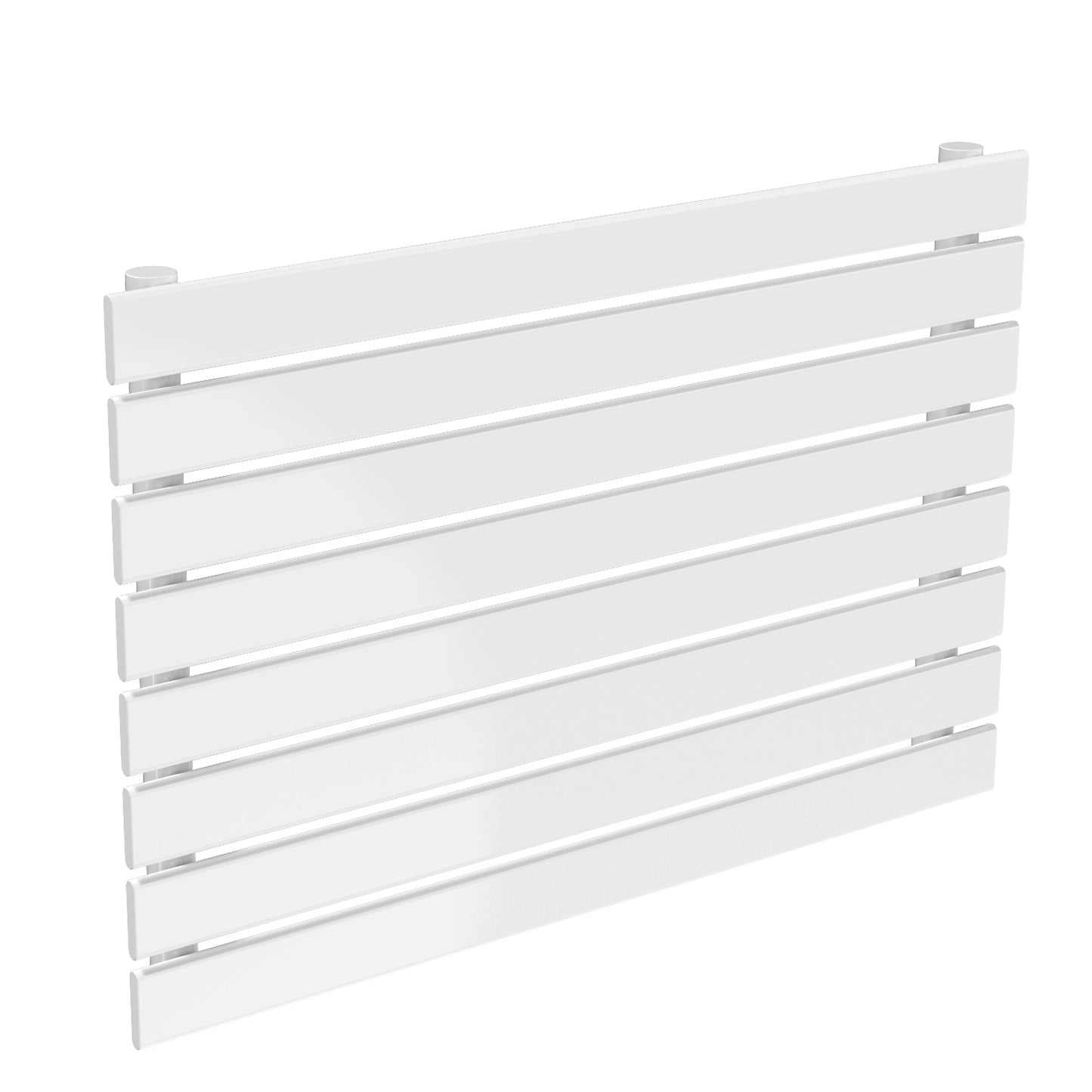 Rione Horizontal Single Designer Radiator - 544mm Tall - White - Various Sizes