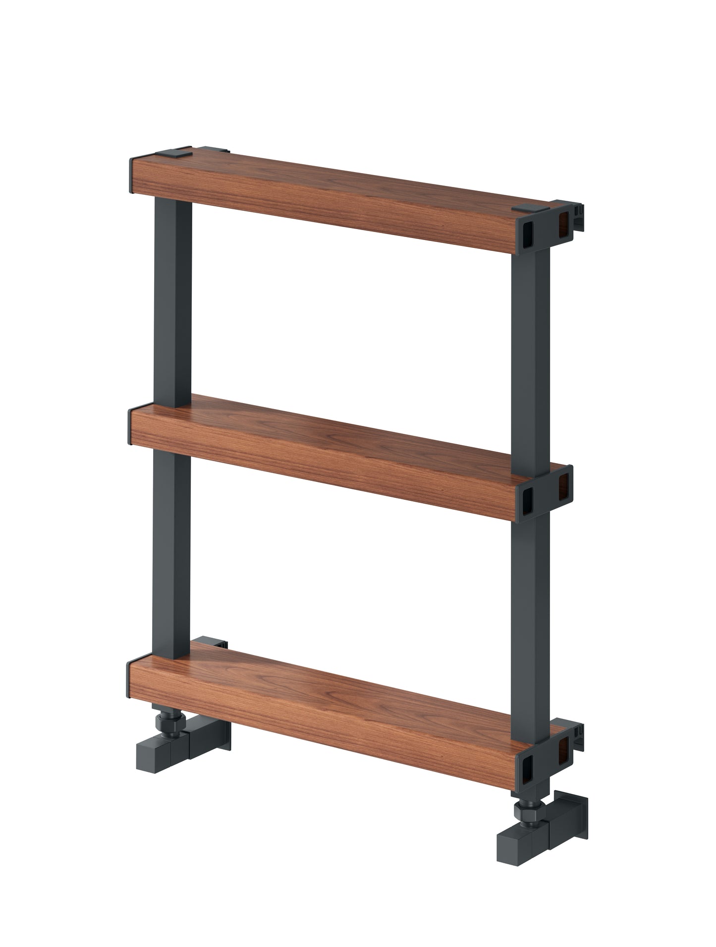 Ronchi Electric Aluminium Heated Towel Rail - Anthracite & Wood Effect - Various Sizes