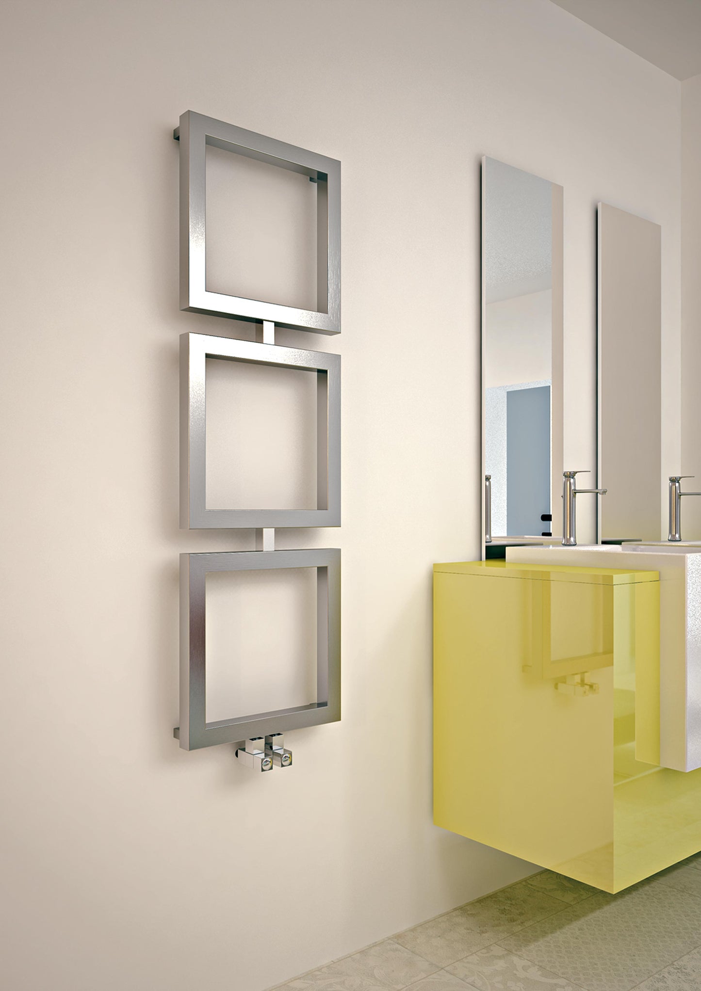 Ruma Stainless Steel Heated Towel Rail - Various Colours + Sizes