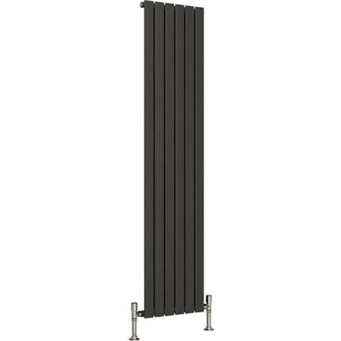 Flat Vertical Single Radiator - Various Sizes - Anthracite