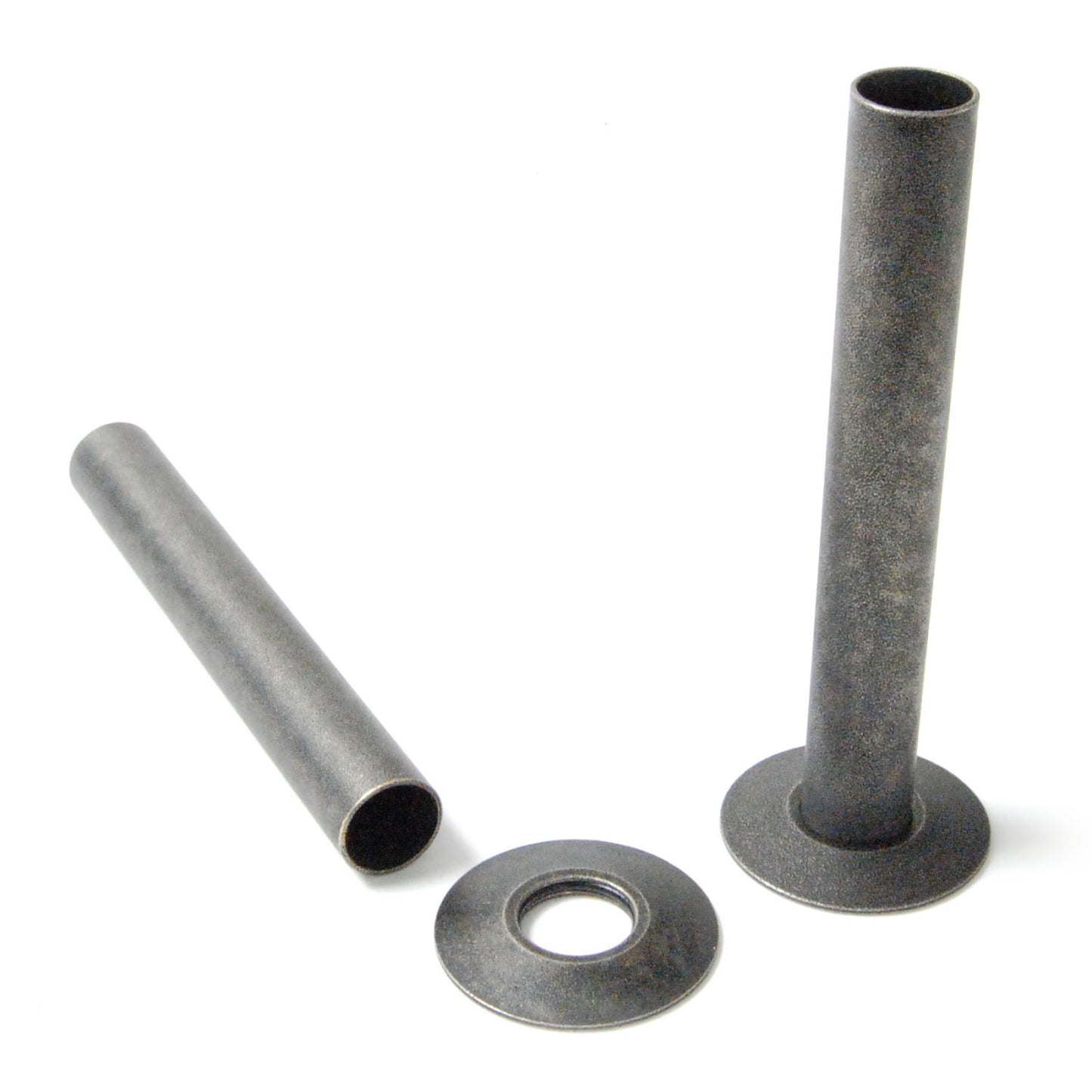 Radiator Pipe Cover Kit 130mm - Pewter