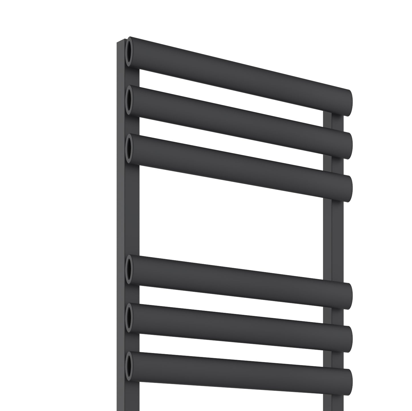 Veroli Aluminium Heated Towel Rail - Various Sizes - Anthracite