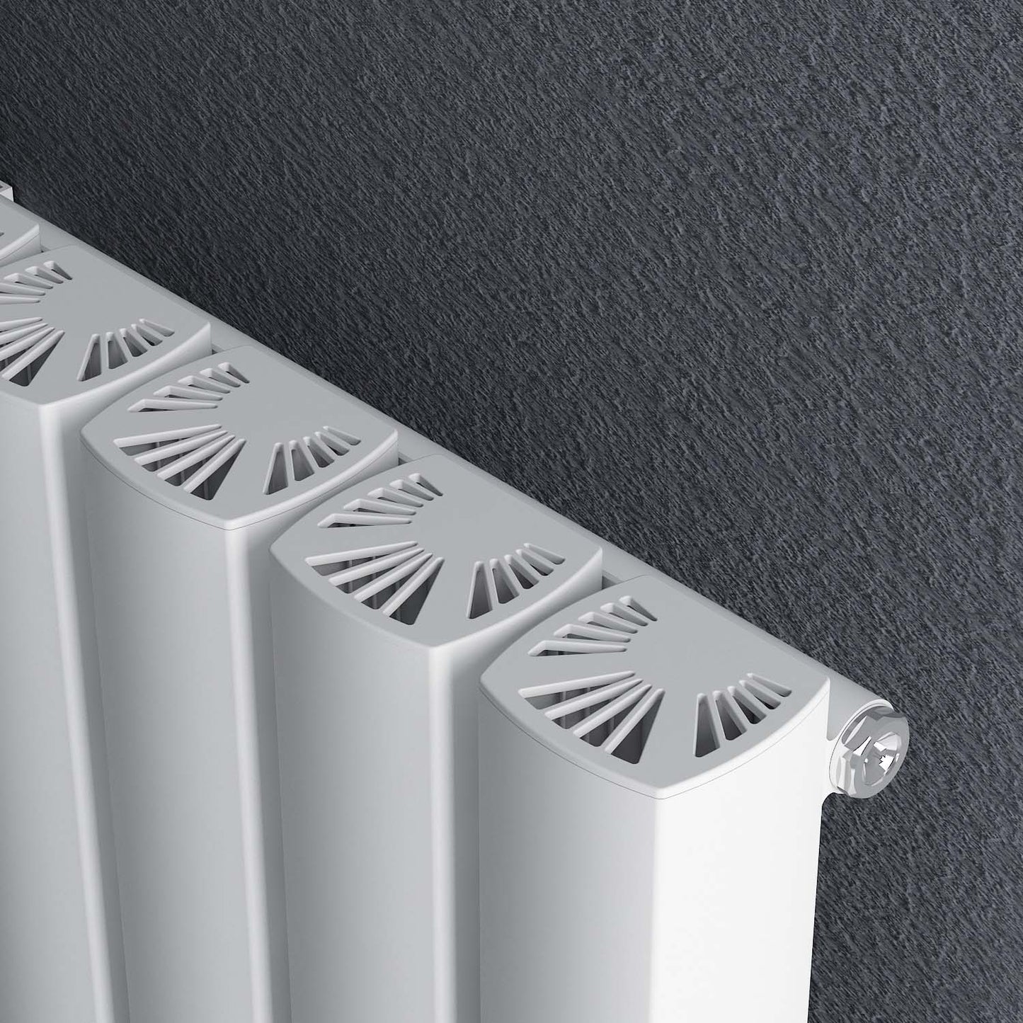 Vesta Vertical Aluminium Radiator - 1800mm Tall - Various Colours + Sizes