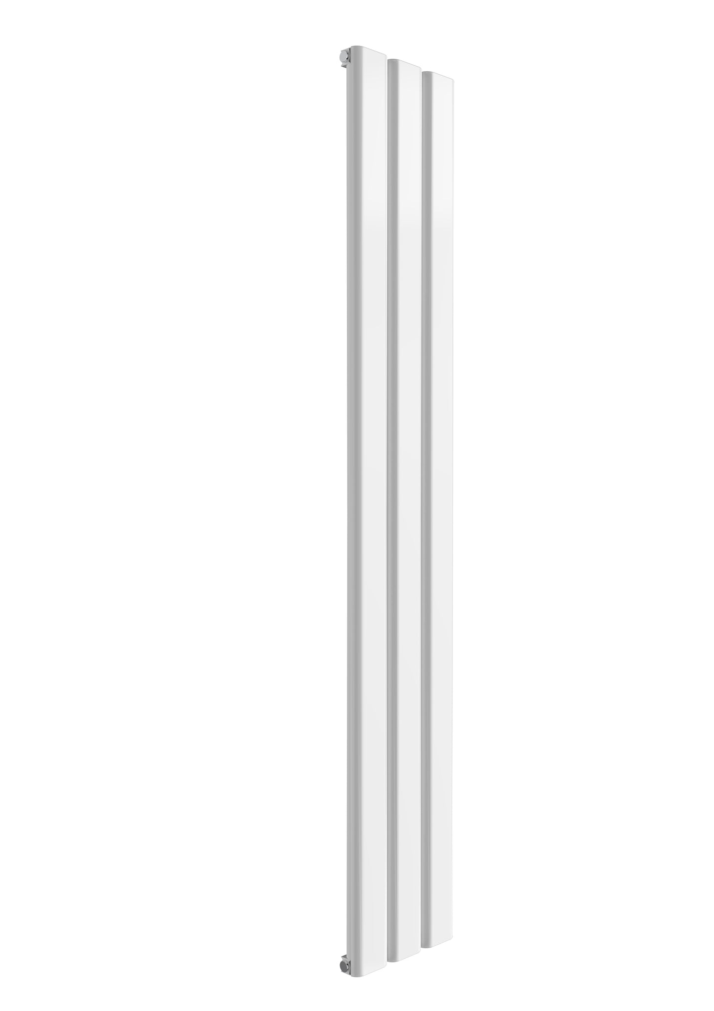 Vicari Vertical Single Aluminium Radiator - 1800mm Tall - White - Various Sizes
