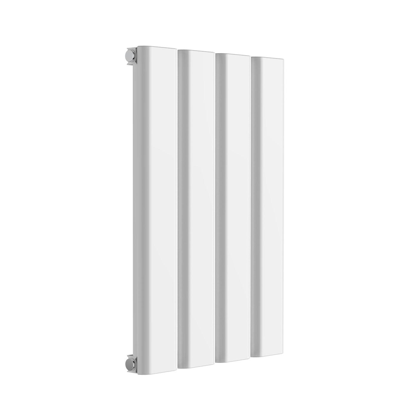 Vicari Horizontal Single Aluminium Radiator - 600mm Tall - White - Various Sizes