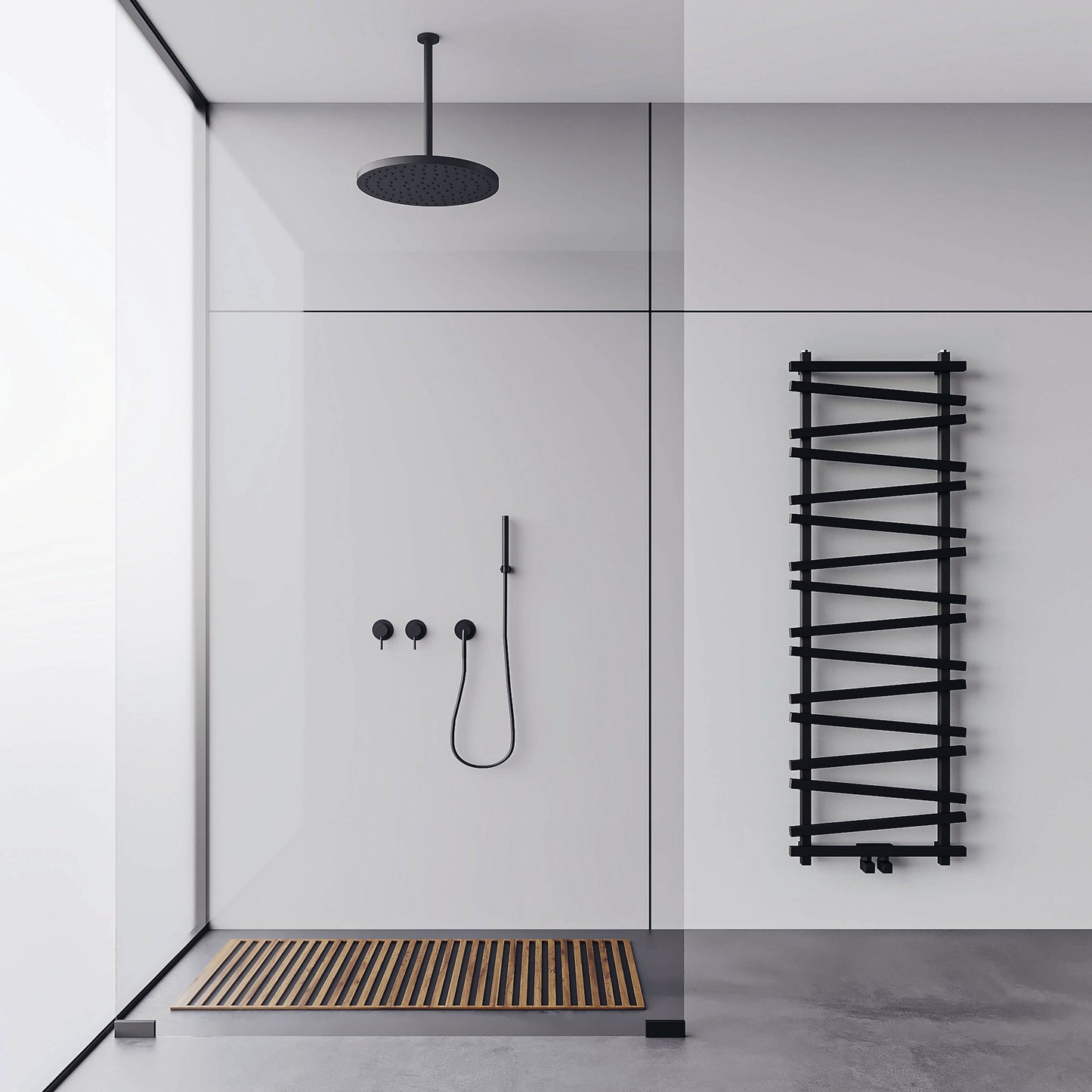 Vivek Aluminium Heated Towel Rail - Various Colours + Sizes