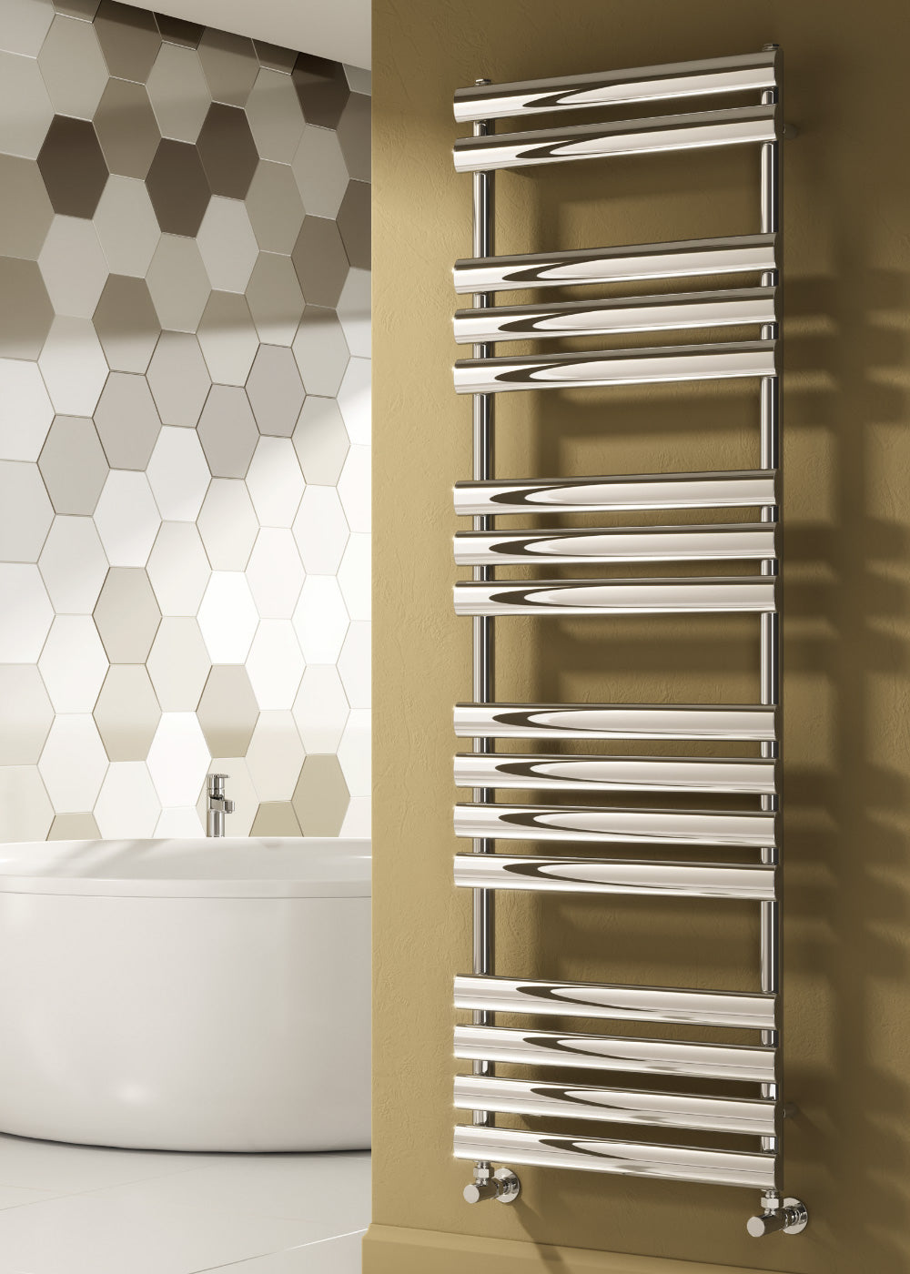 Arbori Dual Fuel Heated Towel Rail - Various Sizes - Chrome