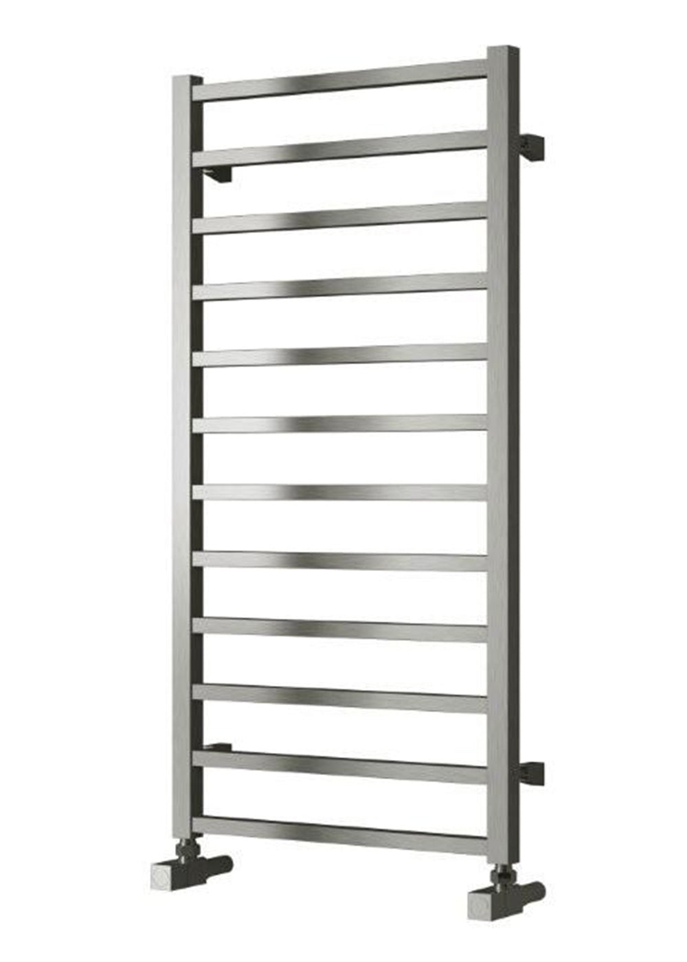 Arden Dual Fuel Stainless Steel Heated Towel Rail - Various Sizes - Polished Stainless Steel