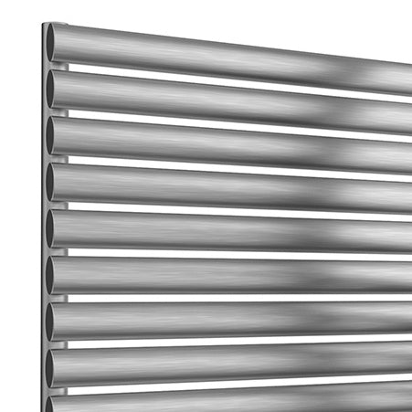 Artena Single Horizontal Radiator - 590mm Tall - Satin Finish - Various Sizes