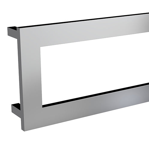 Bivano Stainless Steel Heated Towel Rail - 300mm x 800mm - Polished Stainless Steel