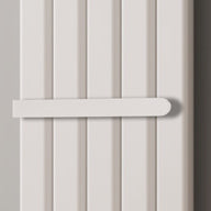 Kamari Vertical Single Aluminium Radiator - 1800mm Tall - White - Various Sizes