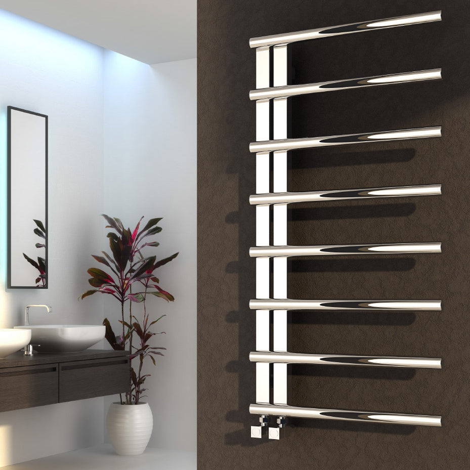 Celico Stainless Steel Heated Towel Rail Various Sizes Polished St The Radiator Shop