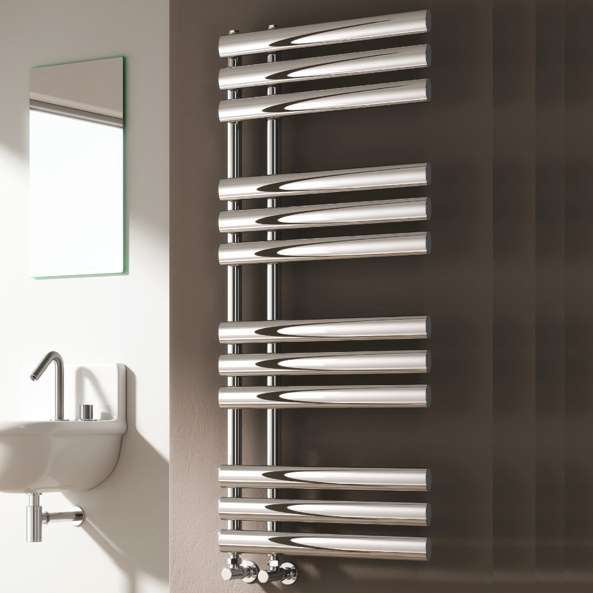 Chisa Heated Towel Rail - Various Sizes - Chrome