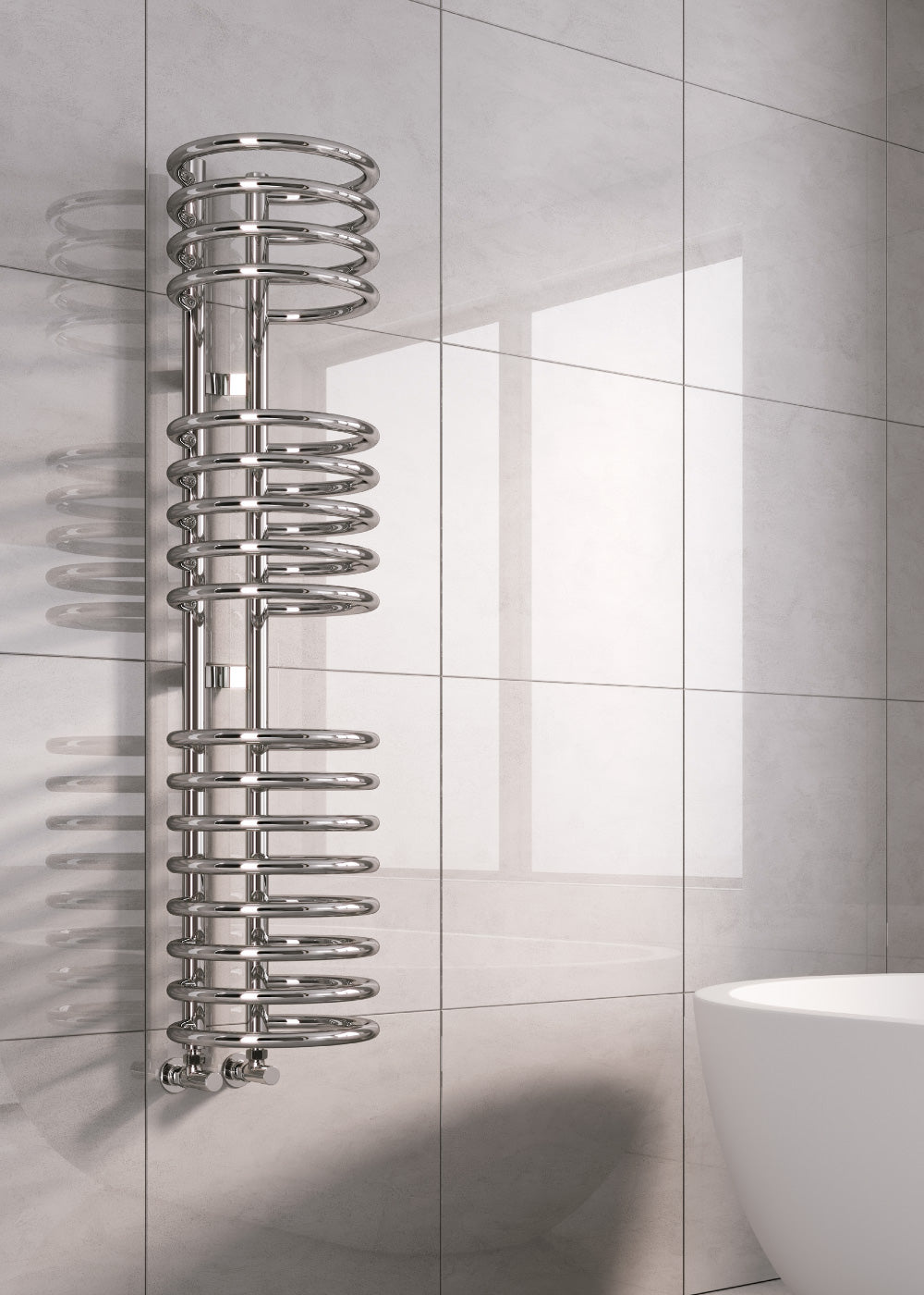 Claro Heated Towel Rail - Various Sizes - Chrome