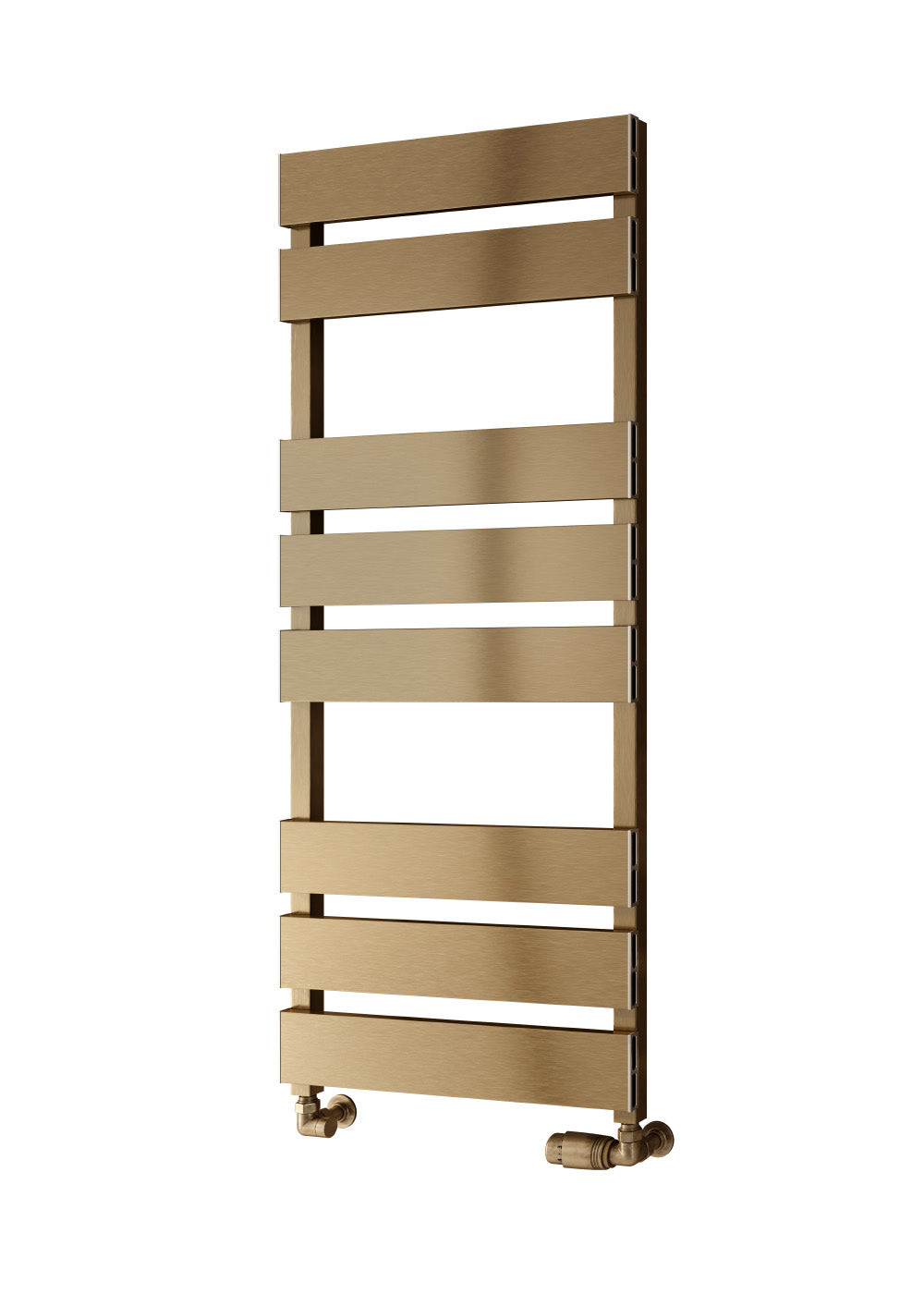 Fermo Electric Aluminium Heated Towel Rail - Bronze Satin - Various Sizes