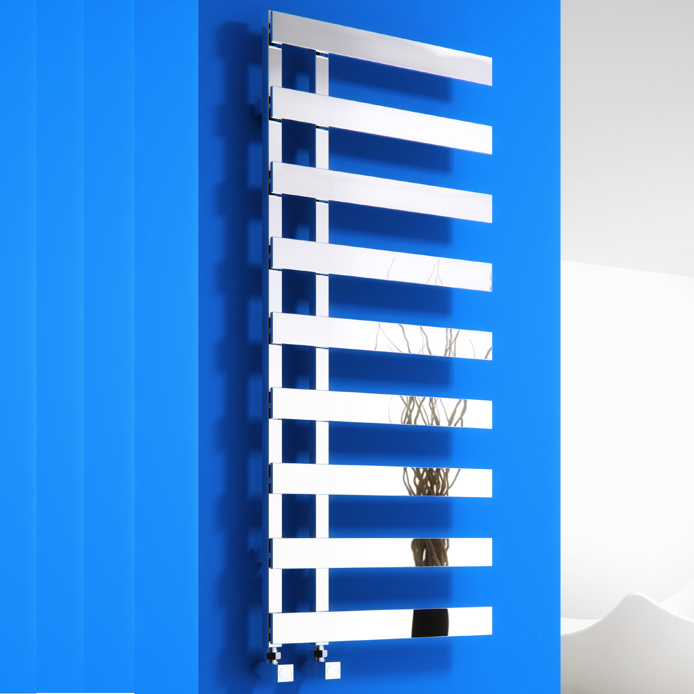 Florina Heated Towel Rail - Various Sizes - Chrome
