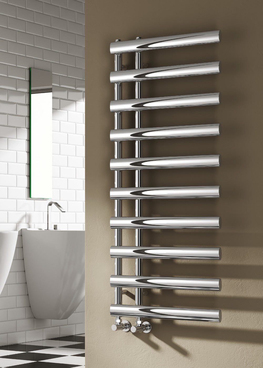 Grace Heated Towel Rail - Various Sizes - Chrome