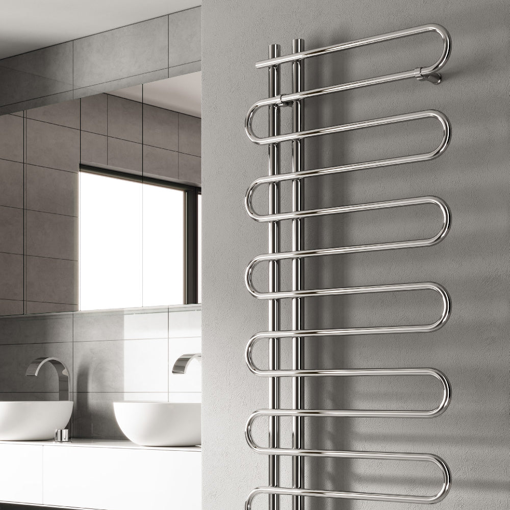 Jesi Heated Towel Rail - Various Sizes - Chrome
