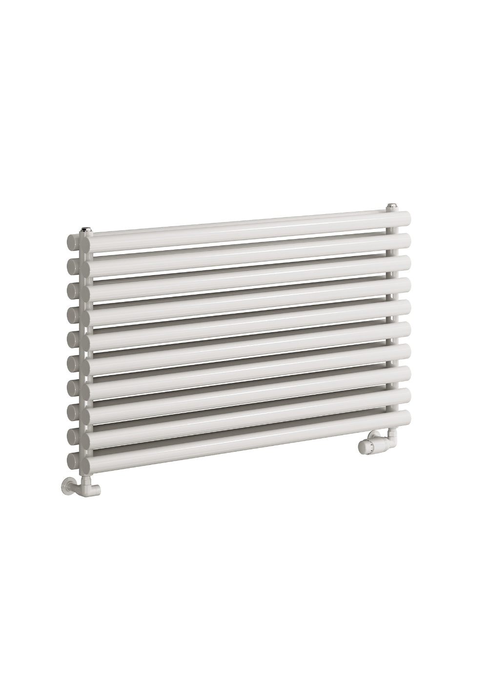 Nevah Horizontal Double Radiator - Various Sizes - White