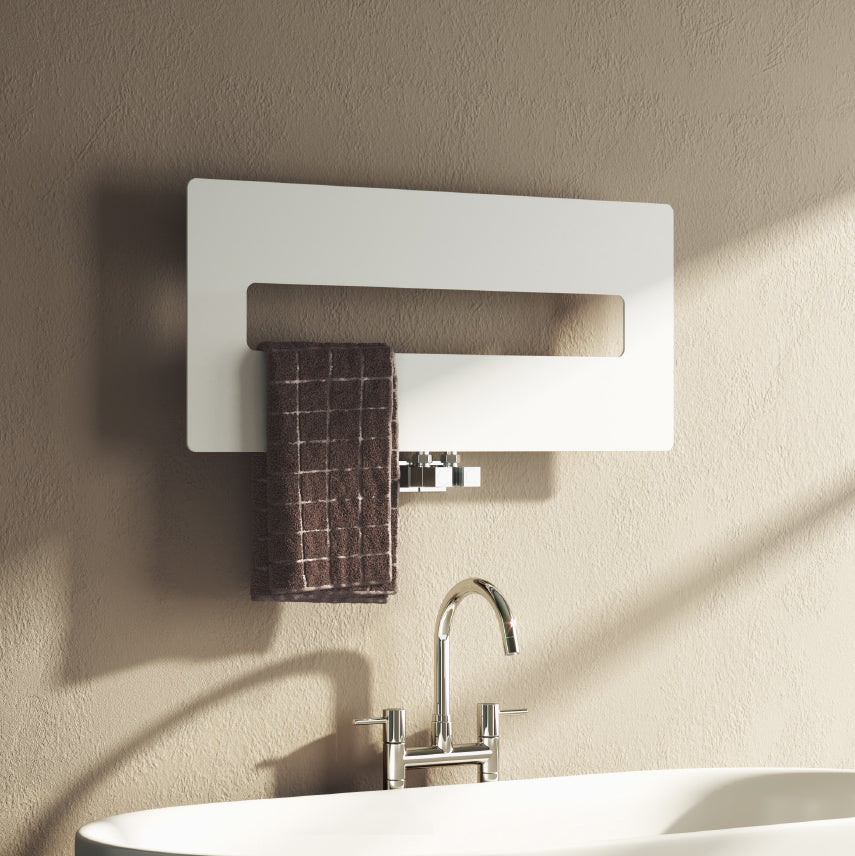 Polia Heated Towel Rail - 400mm x 900mm - White