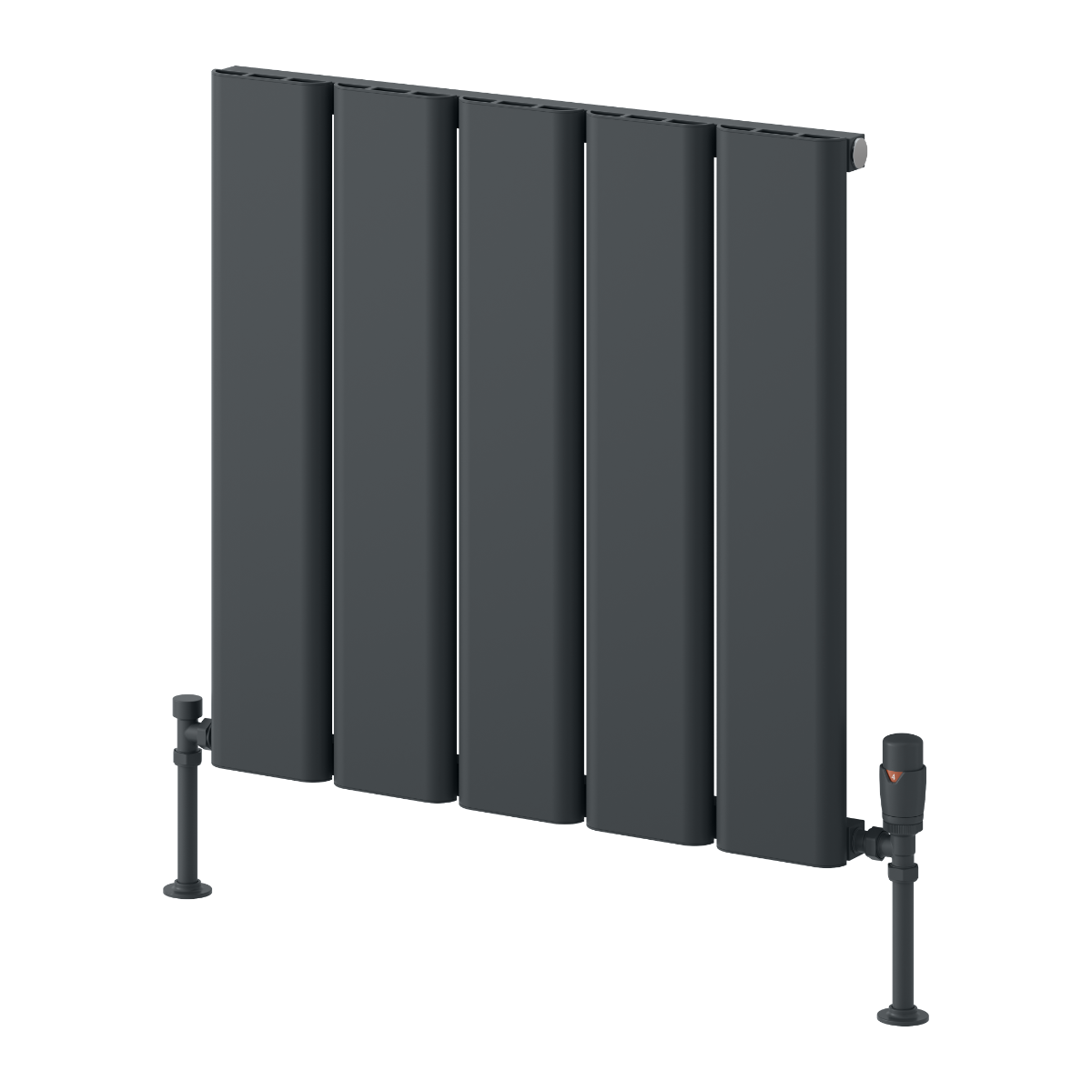 Caldaro Horizontal Aluminium Radiator - Anthracite - Various Sizes