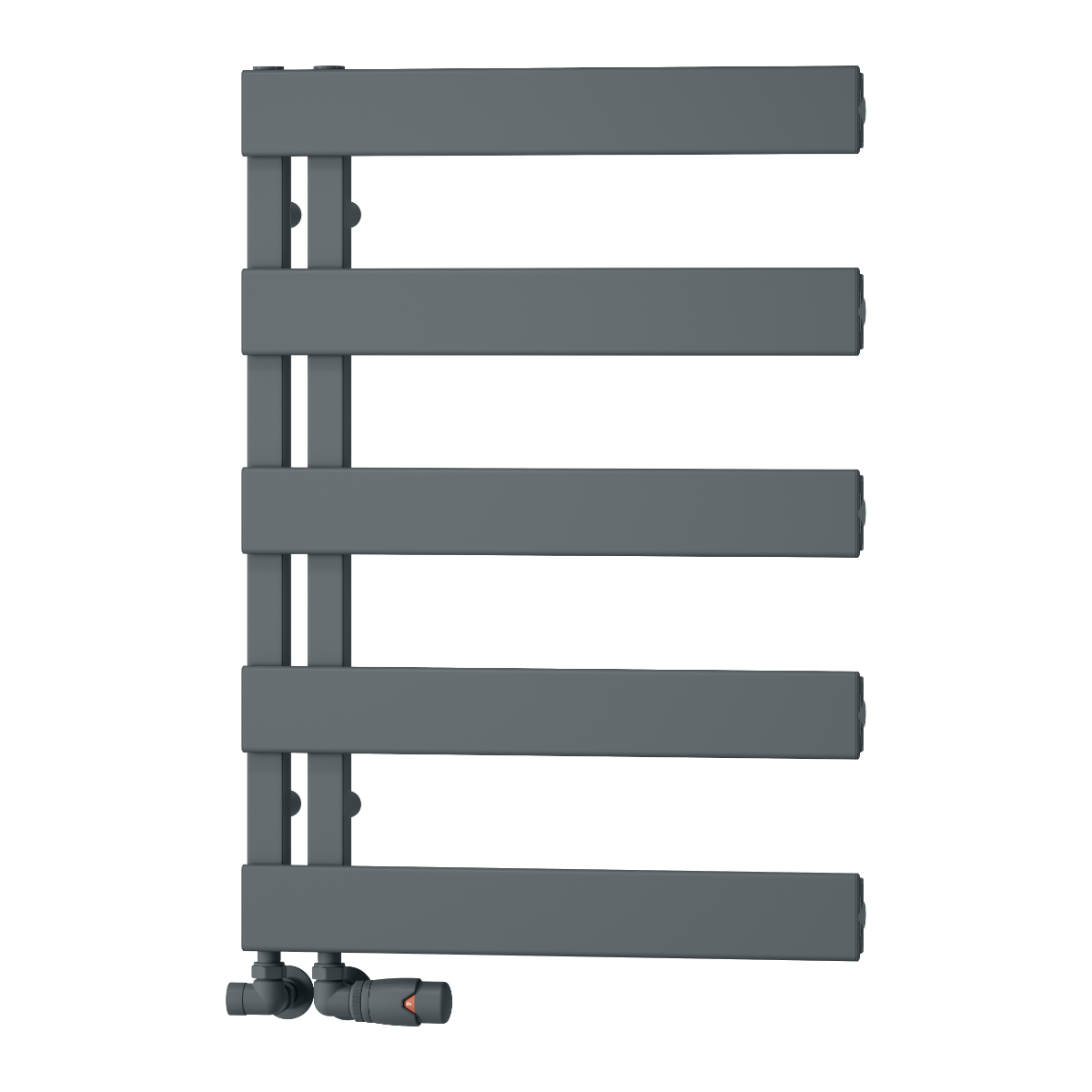 Carpena Aluminium Towel Rail - Anthracite - Various Sizes