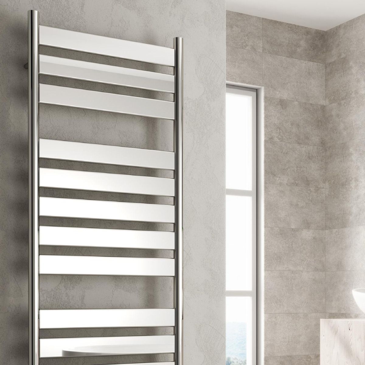 Carpi Heated Towel Rail - Various Sizes - Chrome
