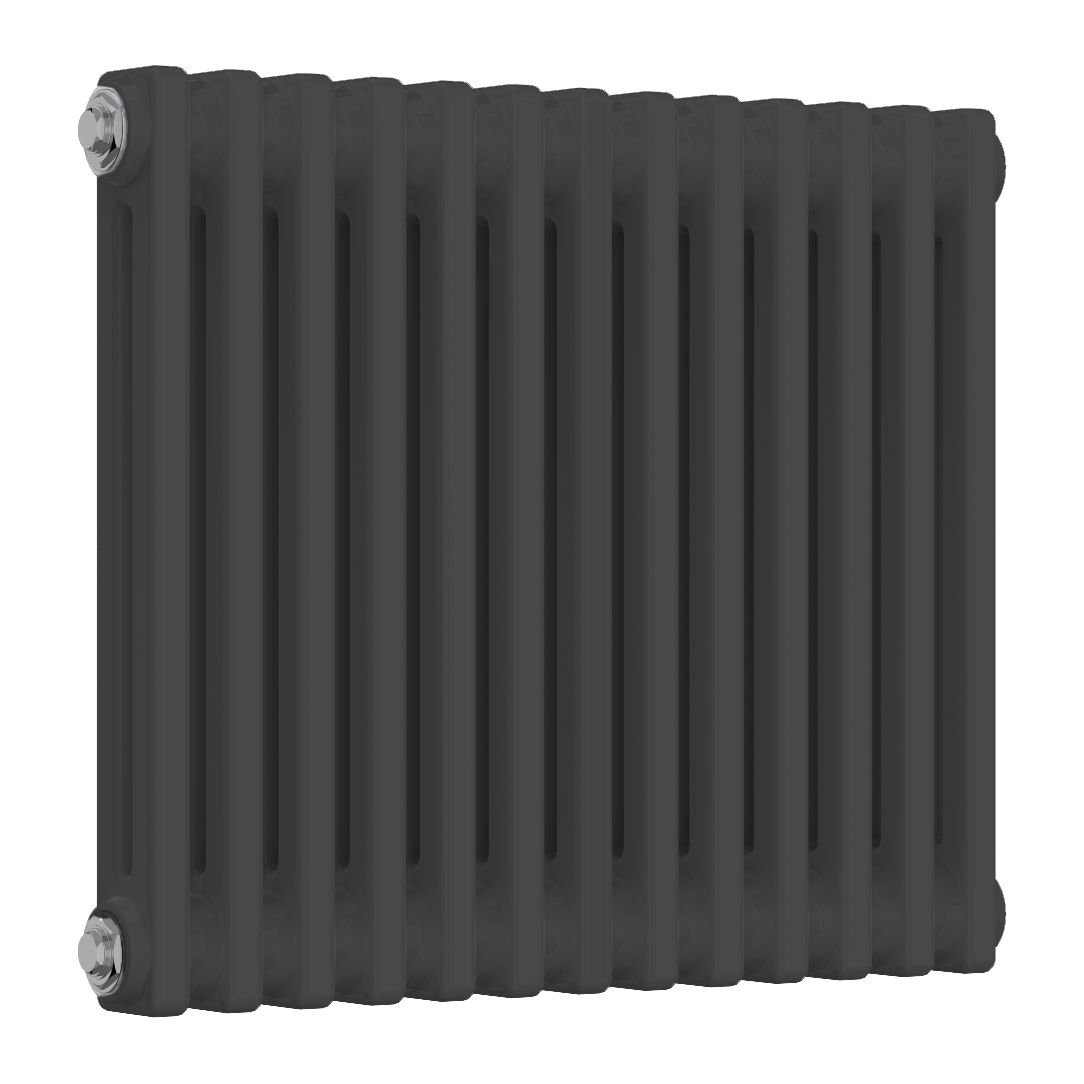 Colona Horizontal Two Column Radiator- Anthracite - Various Sizes