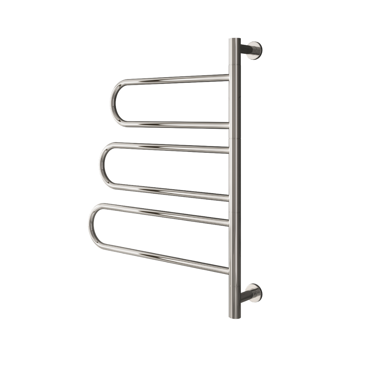 Orne Electric Stainless Steel Heated Towel Rail - Polished Stainless Steel