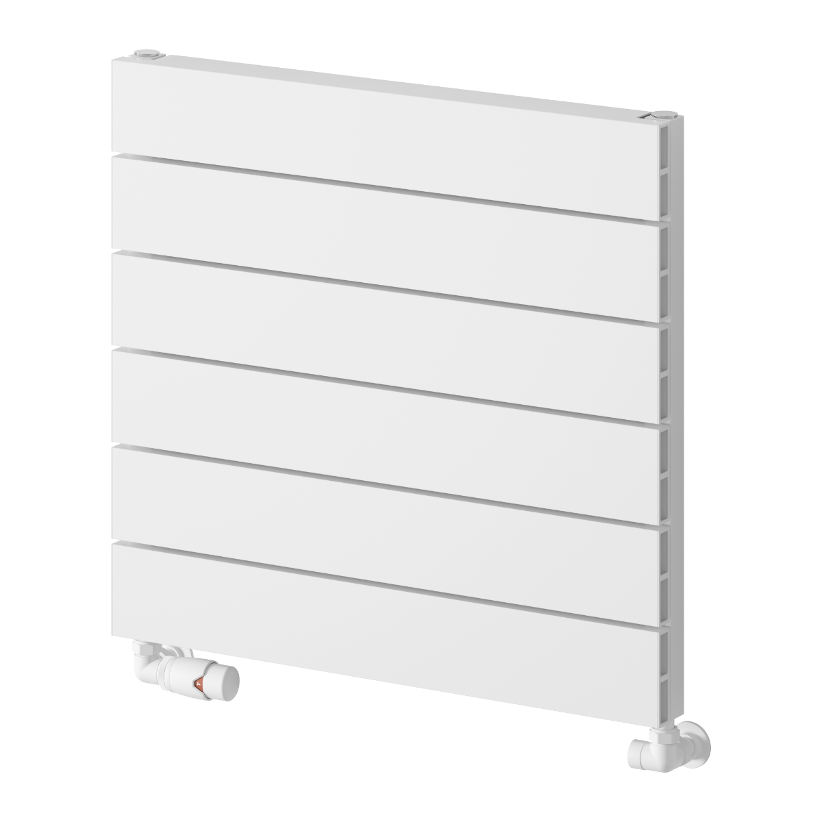 Rienza Horizontal Aluminium Radiator - White - Various Sizes