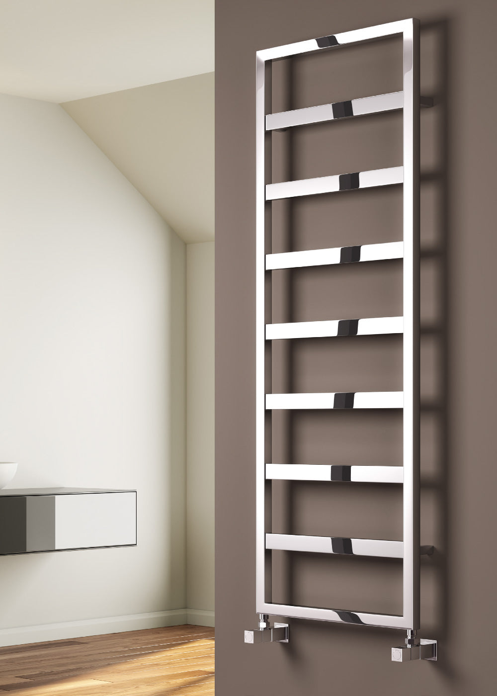Rezzo Heated Towel Rail - Various Sizes - Chrome