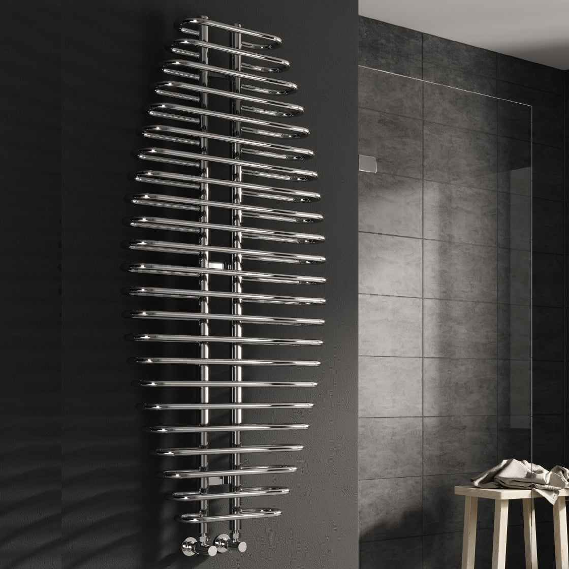 Teano Heated Towel Rail - 1300mm x 600mm - Chrome