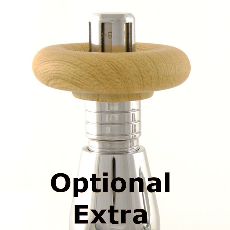 Harvard Thermostatic Radiator Valve Angled - Chrome