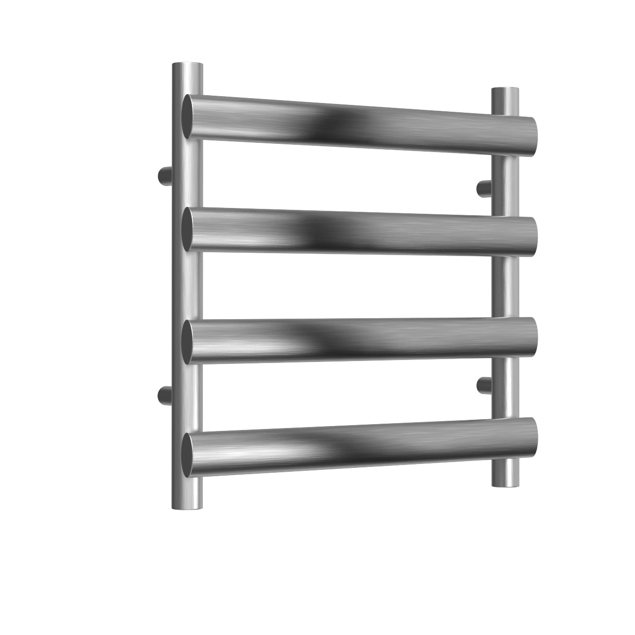 Deno Dual Fuel Stainless Steel Heated Towel Rail - Various Sizes - Satin Finish