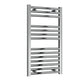Diva Dual Fuel Curved Heated Towel Rail -Various Sizes - Chrome